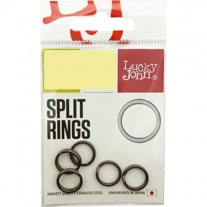 Кольца заводные LUCKY JOHN PRO SERIES SPLIT RINGS 06.8Мм/06Кг 10Шт. LJP5117-003